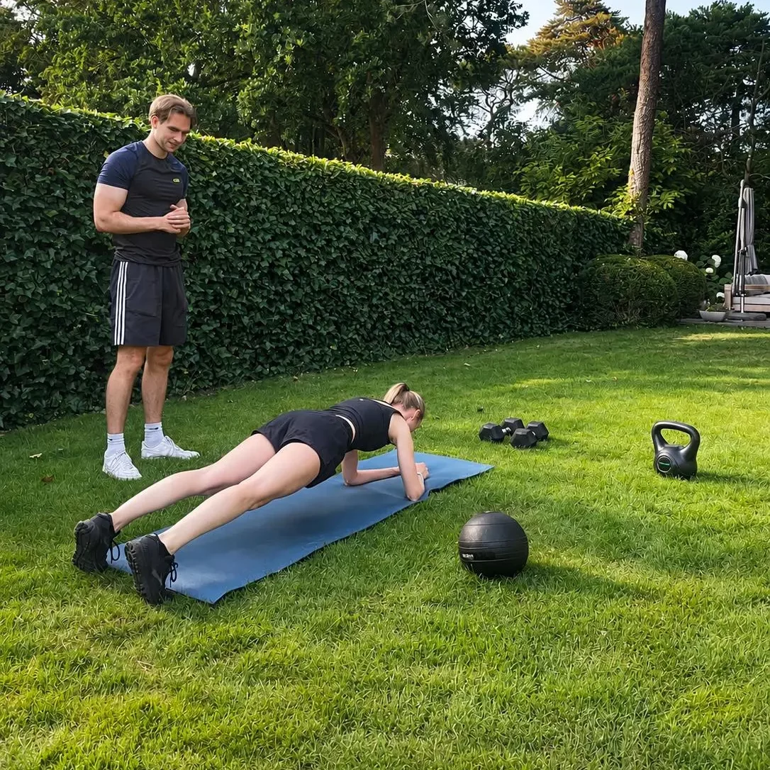 Woman working out